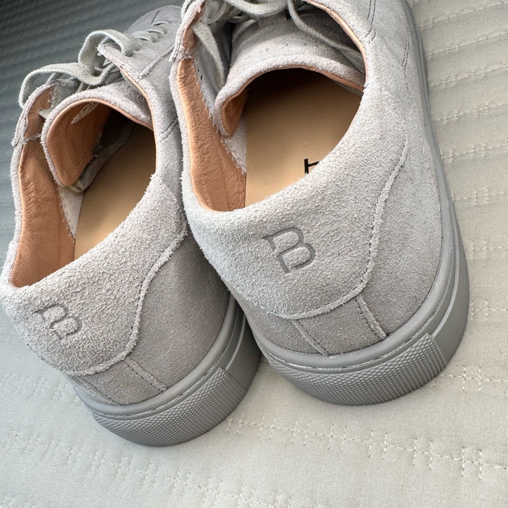 BYLT Men’s Premium Basics Retroday Low Suede Dove Gray Shoes US 10 - Picture 3 of 8